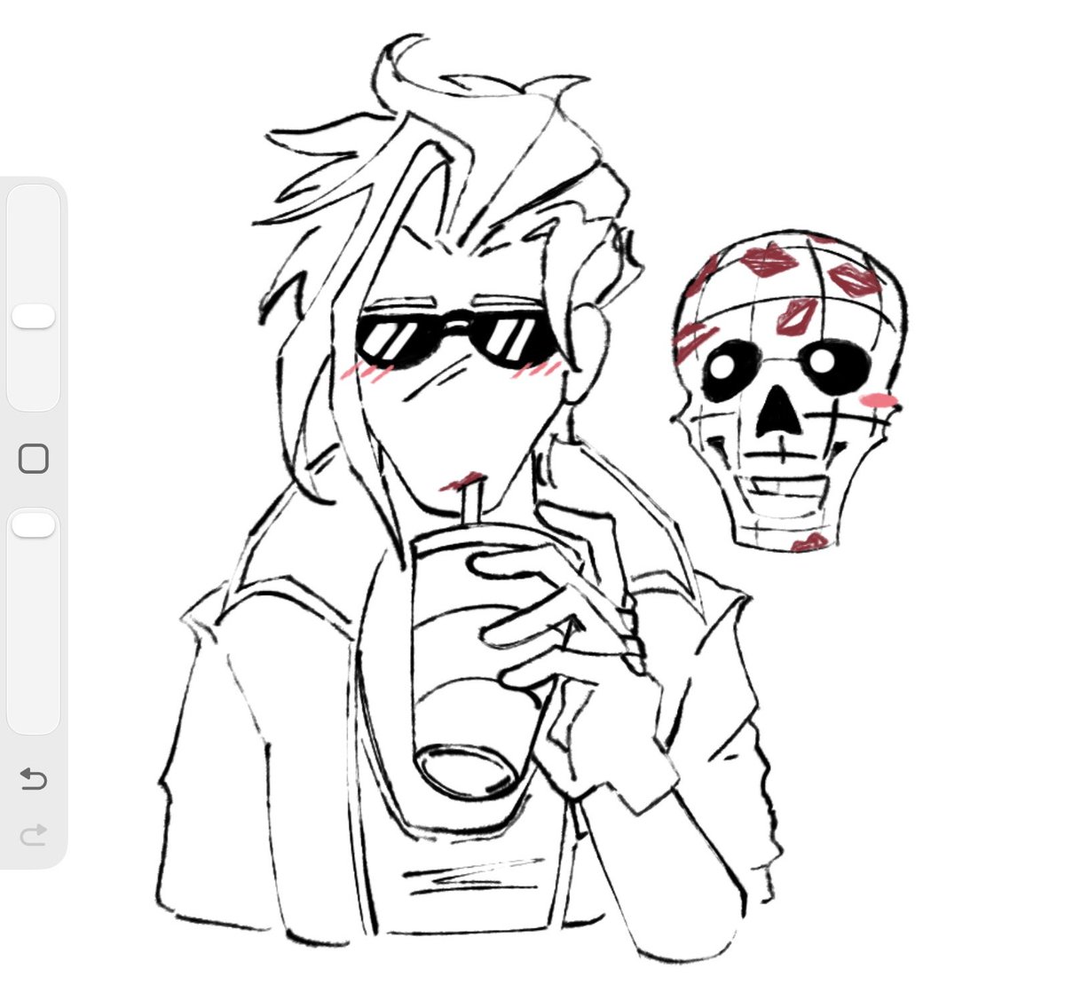 kennveira's tweet photo. all i do is sit on my ass and draw BULLSHITTTTTT #deadasdisco #discodeath https://t.co/IxVzN7aqF3