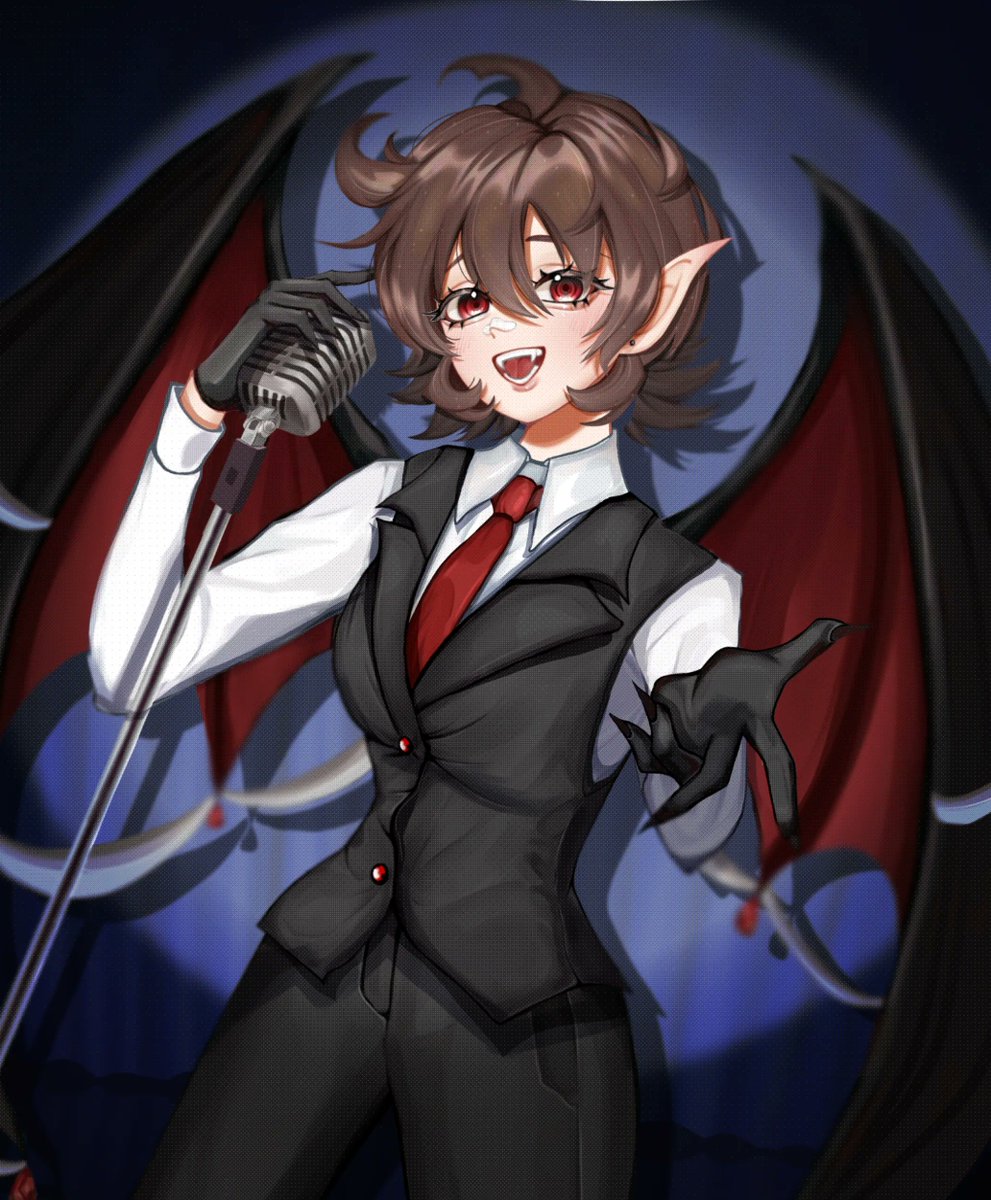itsvannpyre's tweet photo. 1000 bloodies on twitch! I'm so happy we were able to celebrate with our karaoke stream! I know it's a little late but I appreciate you guys so much, here's to many more fun irl streams and shenanigans together! ❤️

🎨; @/ielily_ https://t.co/zd4efphZ0E