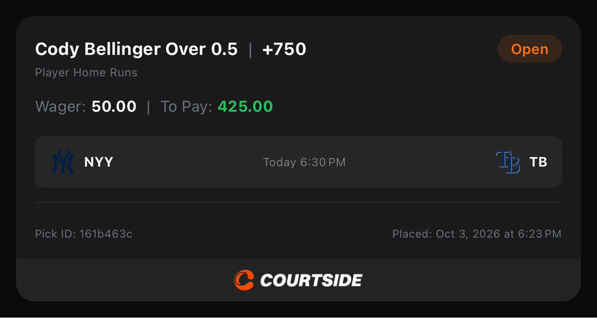 DayLateAsf's tweet photo. 💣💣

https://t.co/UwMJHKeDFy

Use this link when signing up @courtsideapp spend $10 get $100 🫣

#Gambling𝕏 https://t.co/7R72kNGAHz