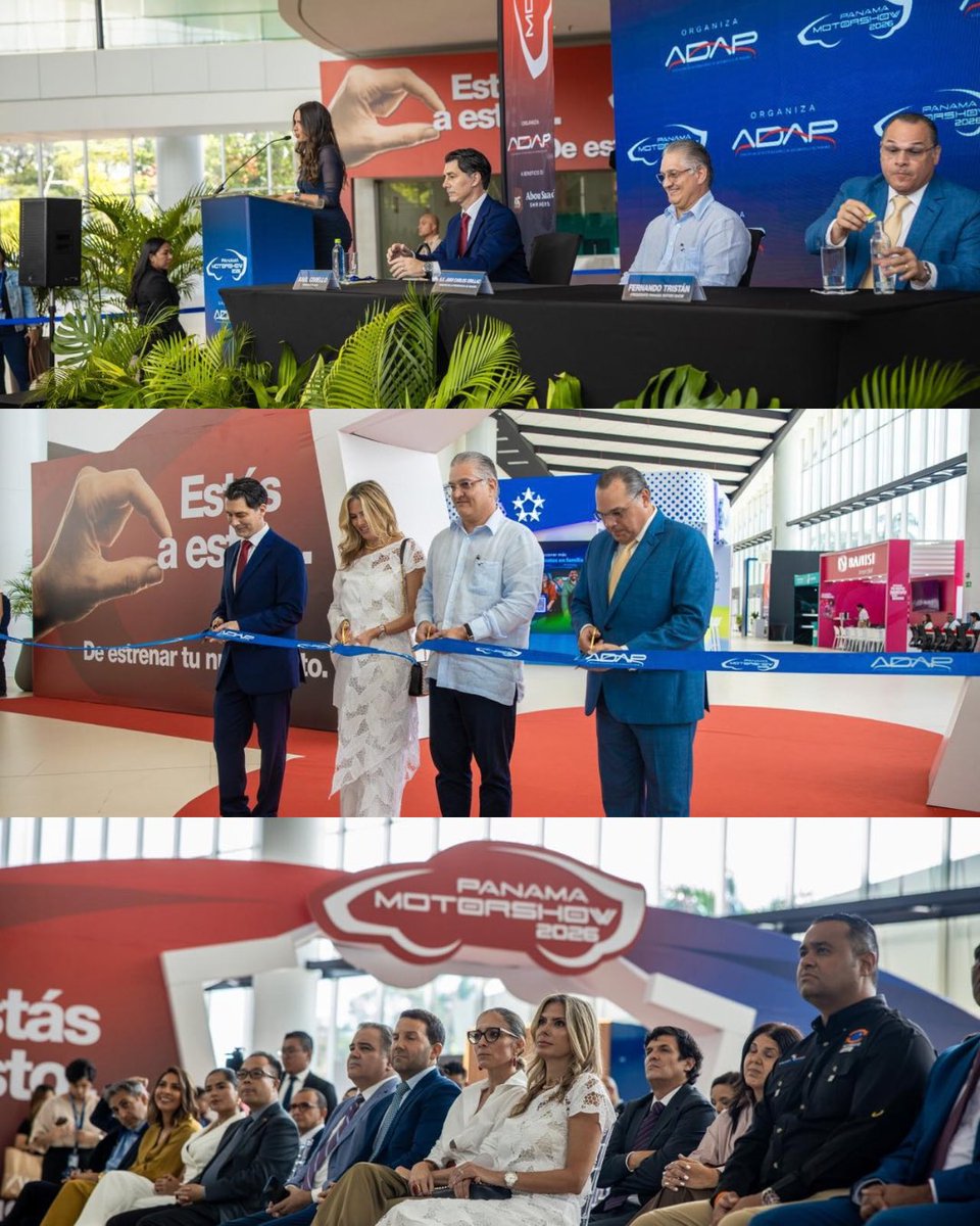 ATP_panama's tweet photo. Participamos en la inauguración del Panama Motor Show, la principal feria automotriz del país, un espacio que reune al sector automotriz, la empresa privada, autoridades y entusiastas de la innovación y la movilidad. https://t.co/tR3z6aQ6tr