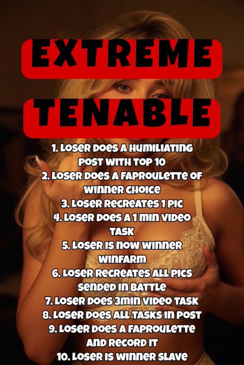Msrcrysps's tweet photo. Anybody want to try some tenable or pic battles? 10 pic and difference loss or just normal tenable or any ideas?😳

Punish ideas in post or you have ideas? Dm me just anything you want

Also snap: mscrysps 
#wankchat #wankbattle #goon https://t.co/eV28Wt4k2r