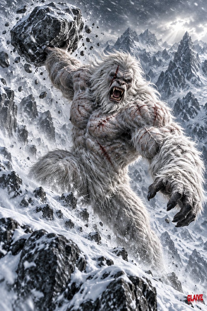 GLAIVE2849's tweet photo. Who Says Size Doesn't matter?
Digital AI Dark Art: Massive Primal Yeti, Full poster size, 2:3, 24X36, 300ppi, 7200X10800 Pixels, Digital Download available for sale with this Link: 
https://t.co/8BB0L1Vpzx
#Massive #Yeti https://t.co/OnqUqfVRjg