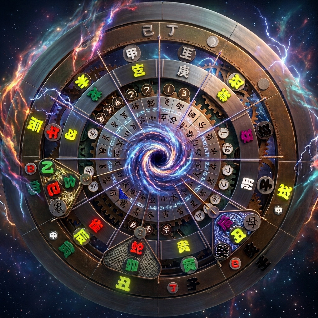 hh_ffgh's tweet photo. three transmissions energy features. in this liu ren六壬 chart the initial chou丑 earth phase is about external input building up the base:a charging stage. when it jumps to mao卯 wood, the direction flips and the subject begins to project control. https://t.co/fzr9gF5beK