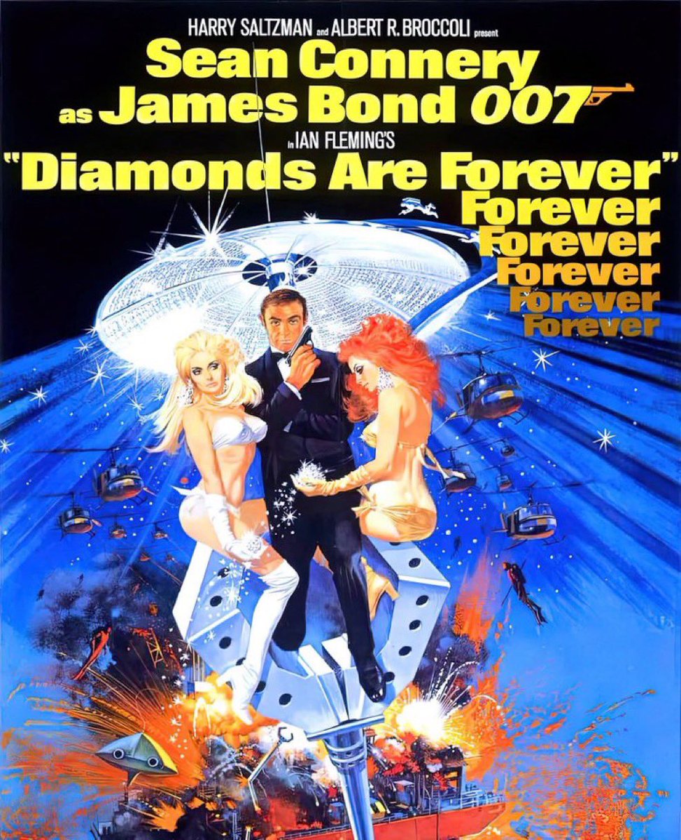 SpyHards's tweet photo. DIAMONDS ARE FOREVER brought up the rear in our poll to find the best sixth #JamesBond film, but we still love a bit of Sean Connery’s Las Vegas romp.

So where do you rank it amongst Connery’s other adventures?

Hear more on the film in our review:
https://t.co/f2GboCa0it https://t.co/F2e4KxOMRE