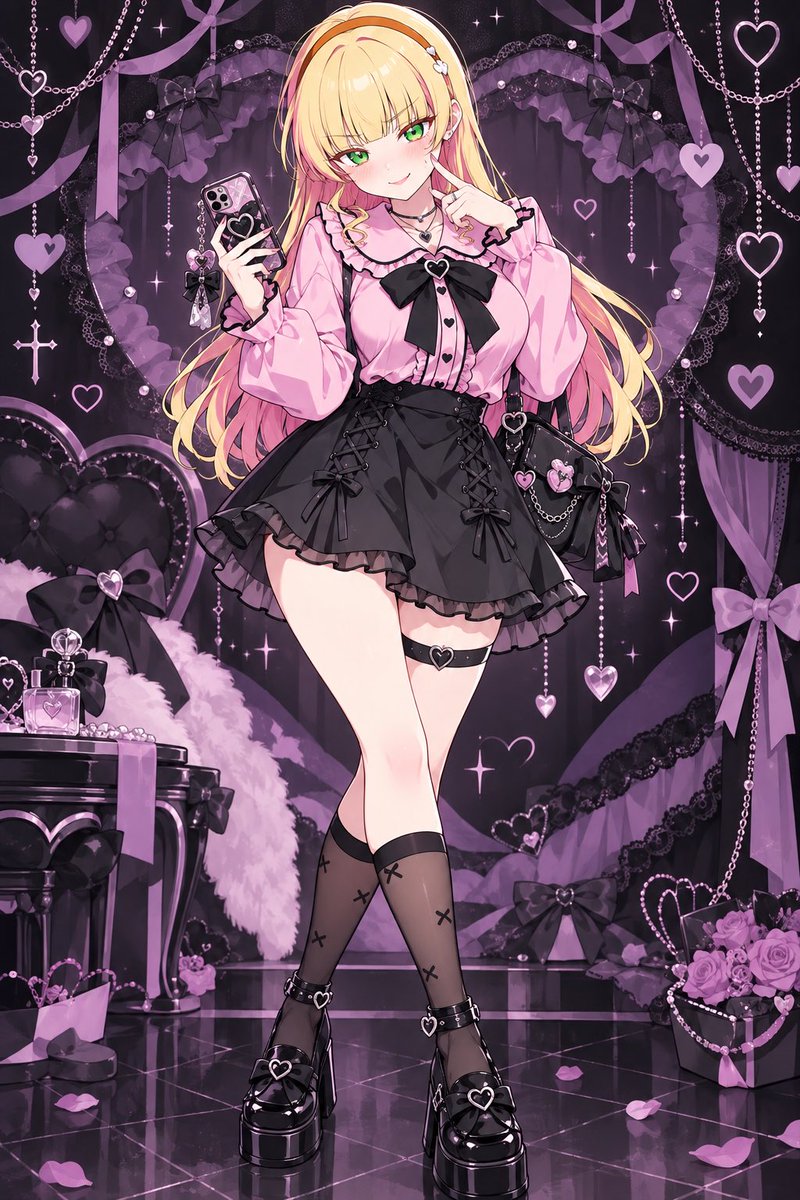 yua_artlove's tweet photo. しゅみれ🖤🎀⛓️ https://t.co/ouPrAFaHef