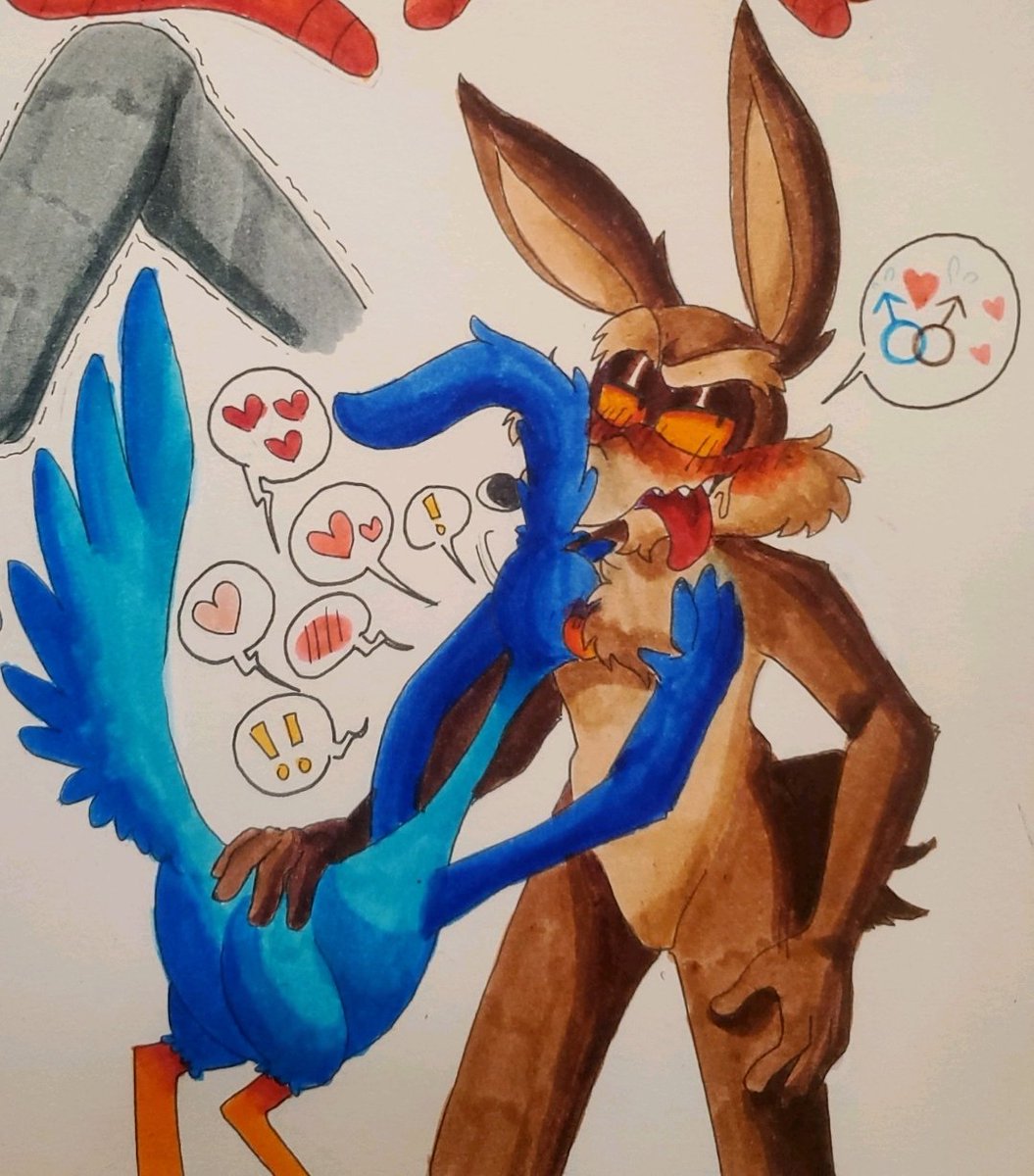 meringuedolly's tweet photo. I'd rather be his love seat than to be getting for work right now
#roadrunner #wilerunner #roadrage #looneygoons #gooneytoons #nsfw https://t.co/JK21s8Vg9s