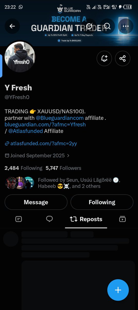 Newmoney010's tweet photo. @Usuumisau @Orionfundedcom @OrionAffiliates @YFresh0 @DArfahmisau @Xa_Amah @GOLDKILLERXA @Aysherh_Fx @SareedMangaree @MAHDEE_FX @SERLEHHOD @Rich_danmama_Fx I followed All is done ✅ https://t.co/mgiOd0GrzN