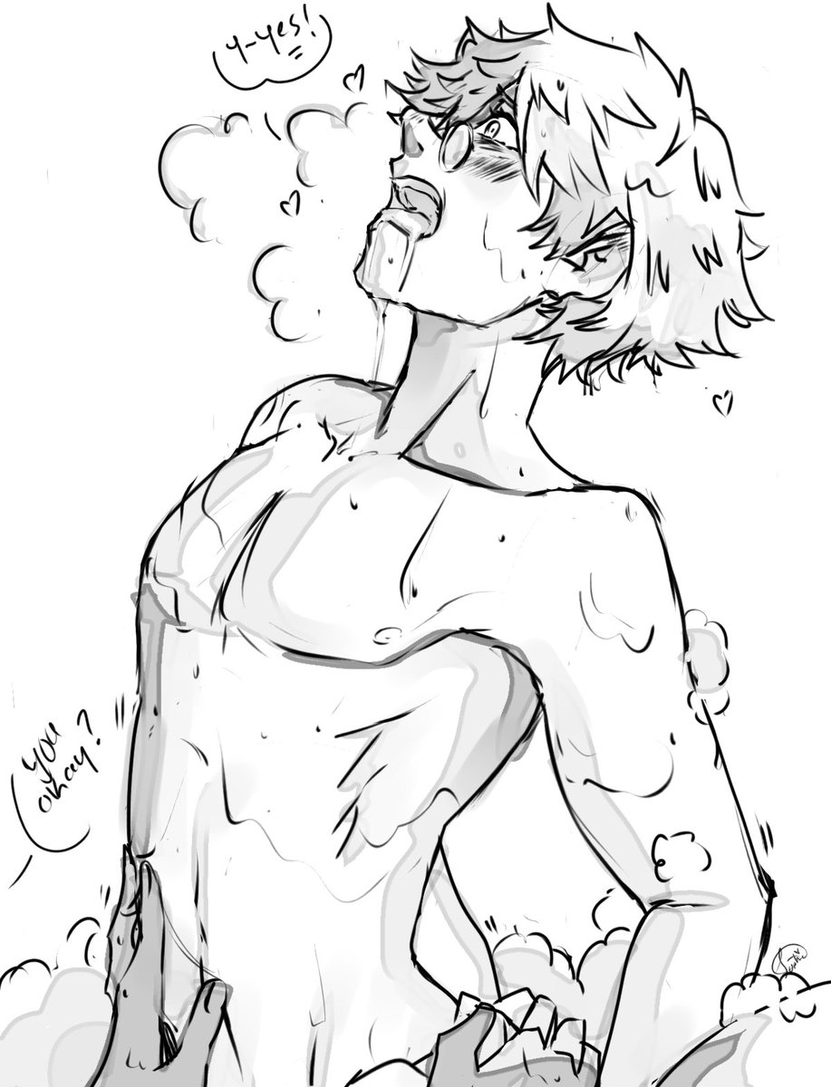 Har_lohe's tweet photo. Kinktober sketch Day 3- wet/messy 😈💕 #Qifrey #olruggio #orufrey https://t.co/6tu8k1q508
