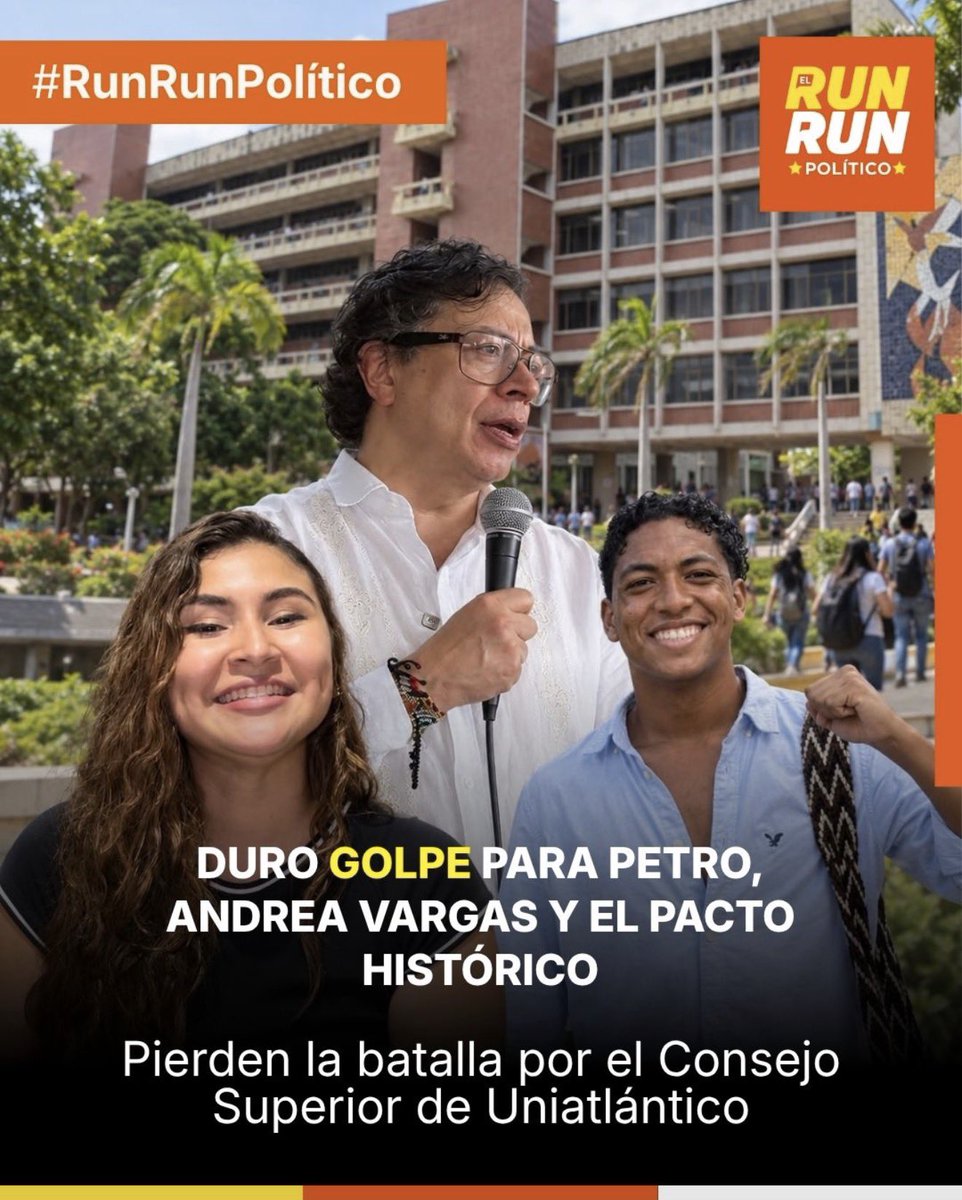 deimerespinoza_'s tweet photo. Entonces, el candidato que Petro fue a apoyar quedó de último en las elecciones de la Universidad del Atlántico…

Y algunos me criticaron cuando dije que en su foto no había ni el 1% de la población estudiantil. Al final, el tiempo termina dando la razón. 😂 https://t.co/EGfDkCp1fu