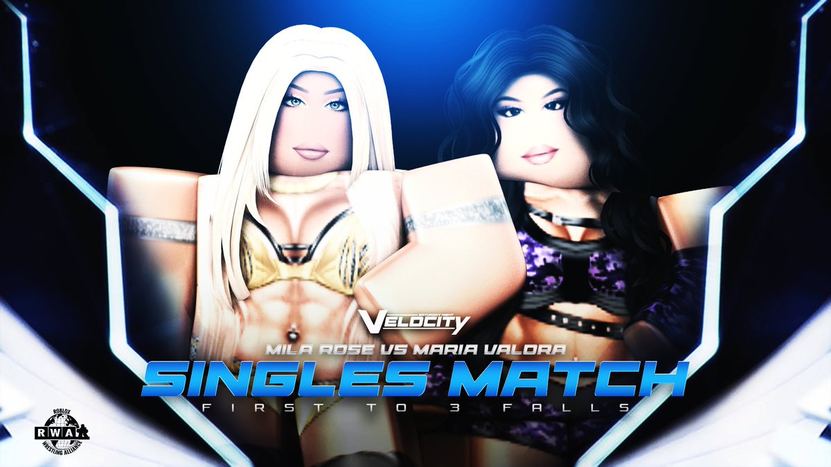 XRWNation's tweet photo. TONIGHT! // WOMEN'S ACTION // 7PM EASTERN🔵

4 Singles Contest Matches set for #RBLXVelocity 

#JosieMercury vs #TaylorRae - FT3
#TrinaBliss vs #MaddieBella - FT3
#AmoraMonroe vs #Kynsuka - FT3
#MilaRose vs #MariaValora - FT3

Don't miss these showcase of matches Live tonight! https://t.co/fAXjMGUIgV