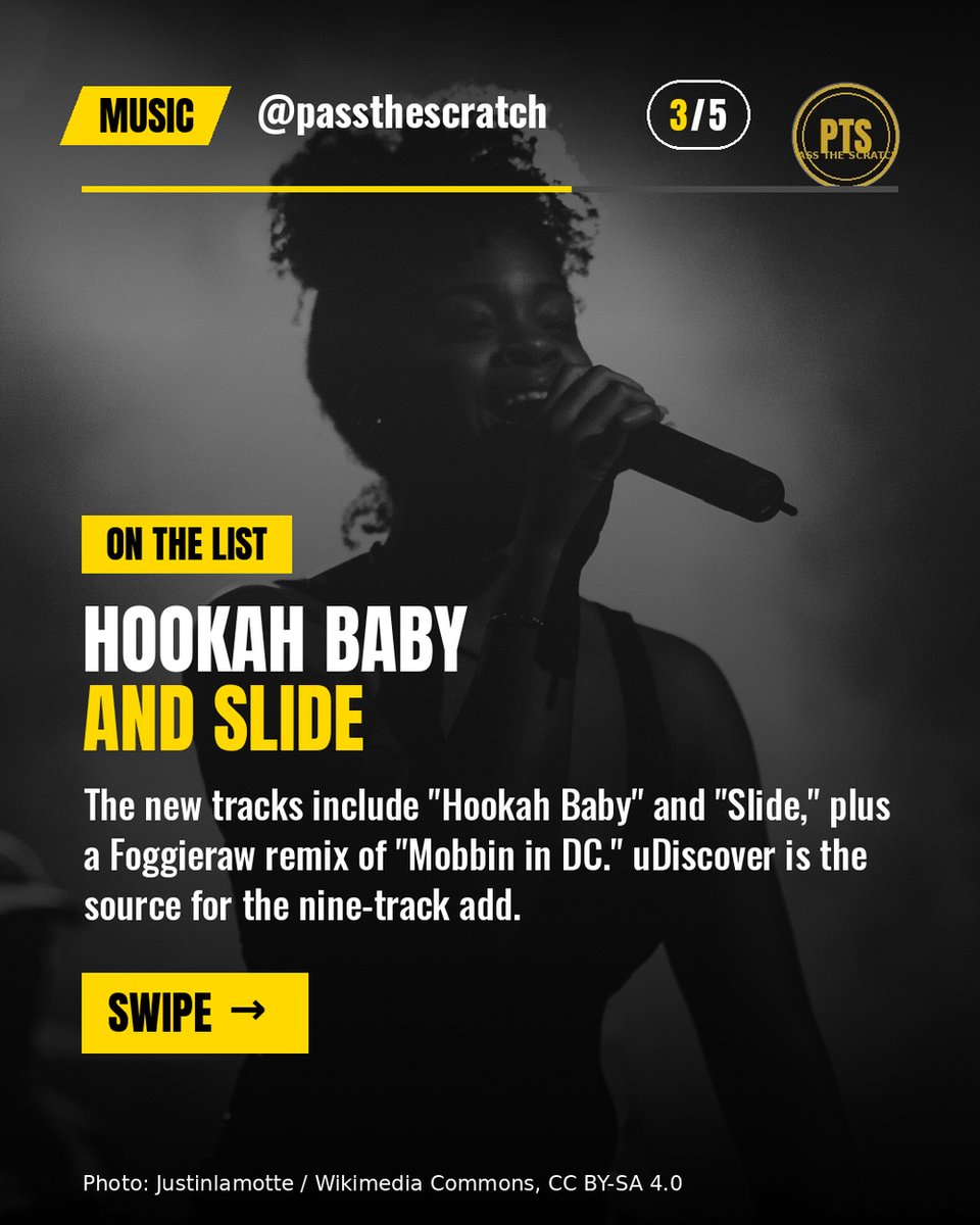 cryptonewb_e's tweet photo. Ari Lennox added nine songs on Vacancy: Late Checkout, including "Hookah Baby," "Slide," and a Foggieraw remix of "Mobbin in DC."
Per uDiscover, Oct. 2. Austin, not Houston.
#AriLennox #PassTheScratch https://t.co/VZ4gXBEQAM