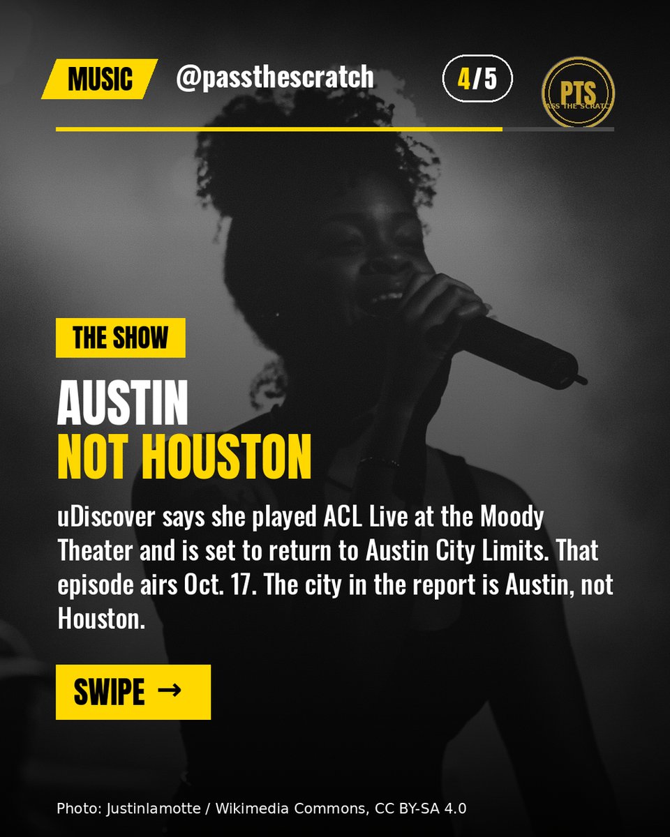 cryptonewb_e's tweet photo. Ari Lennox added nine songs on Vacancy: Late Checkout, including "Hookah Baby," "Slide," and a Foggieraw remix of "Mobbin in DC."
Per uDiscover, Oct. 2. Austin, not Houston.
#AriLennox #PassTheScratch https://t.co/VZ4gXBEQAM
