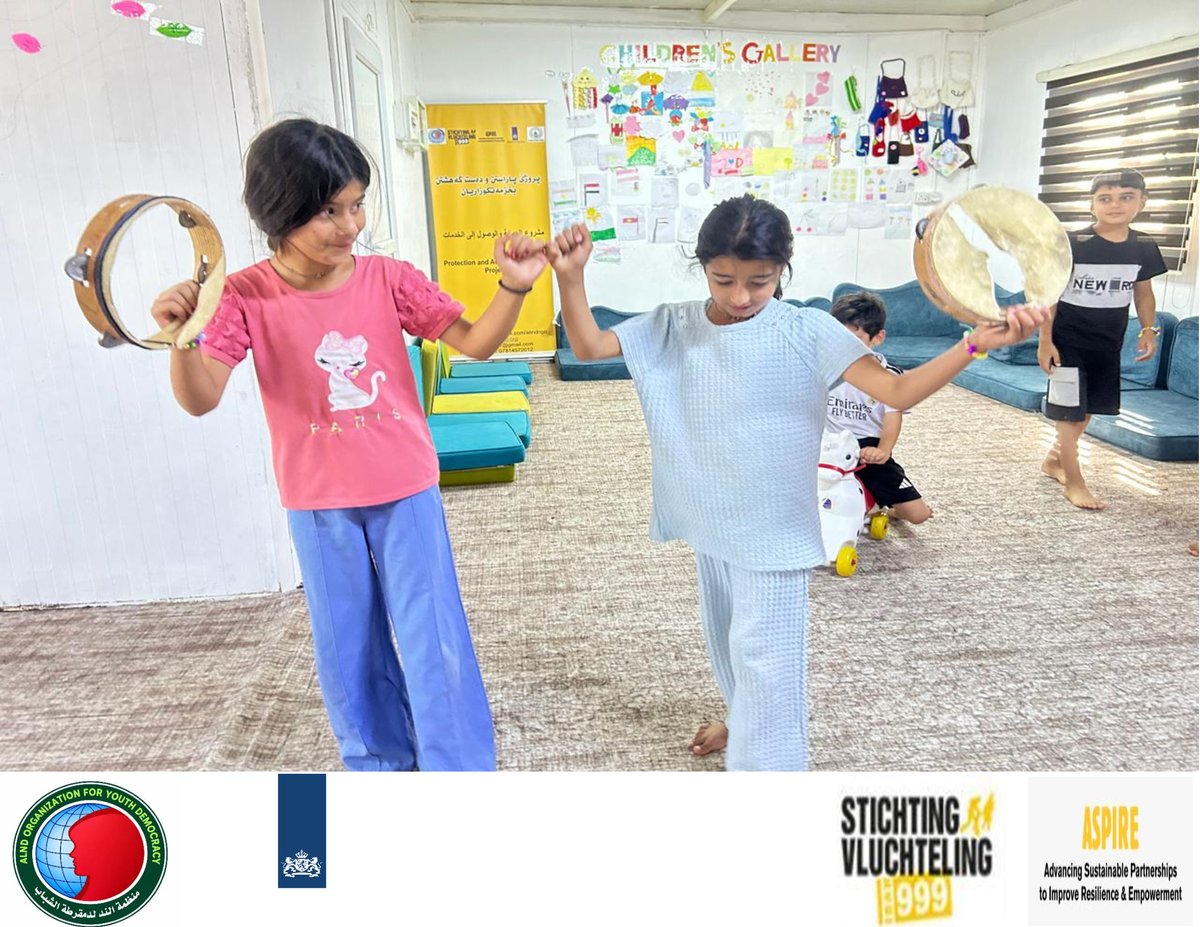 AlindUsa's tweet photo. Our organization organized a series of educational, recreational, and awareness activities at the Aram Children’s Center in Sharya Camp, aiming to provide psychosocial support and enhance children's cognitive and creative abilities in a safe and stimulating environment https://t.co/YvGUugGfPM