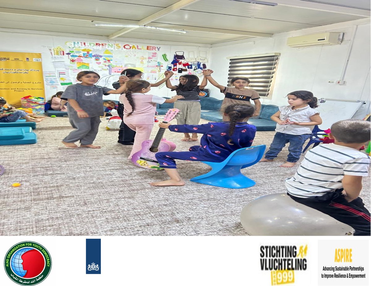 AlindUsa's tweet photo. Our organization organized a series of educational, recreational, and awareness activities at the Aram Children’s Center in Sharya Camp, aiming to provide psychosocial support and enhance children's cognitive and creative abilities in a safe and stimulating environment https://t.co/YvGUugGfPM