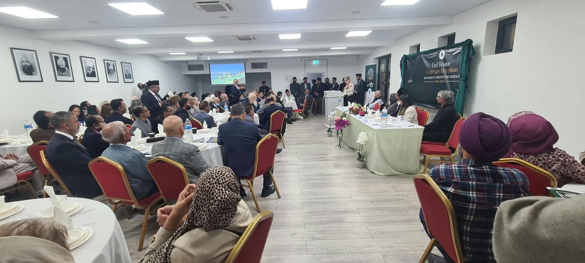 ShakilbuttAhmad's tweet photo. What a wonderful evening in Darussalam mosque in #Southall. Great to see our local friends and #community members at the occasion of 100 years of London’s first mosque “The Fazl Mosque” (1926 - 2026) https://t.co/oMyfUBhRjZ