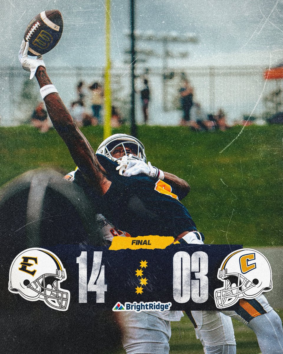 ETSUFootball's tweet photo. THE RAIL COMES HOME!

#GoBucs | #BUCkleUp https://t.co/8mgOqEyDv9
