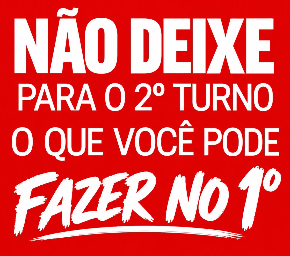 WPirapora's tweet photo. @janalula72 AMANHÃ É 13: ⭐️⭐️⭐️⭐️❤️

LULA NO PRIMEIRO TURNO https://t.co/NWWjUBpAtS