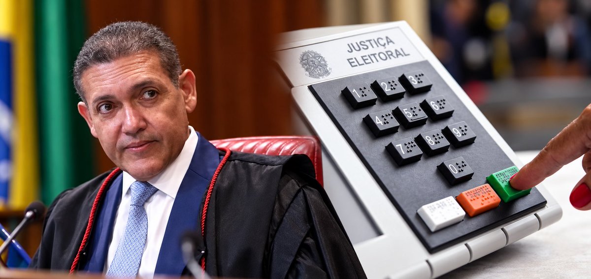 Claudiotuck2017's tweet photo. CADÊ A AMEAÇA?
Nunes Marques afirma: a inteligência não encontrou indícios de tentativa de comprometer a eleição por ação estrangeira ou do crime organizado. Discurso de medo exige provas! https://t.co/OZwrDUHKkb