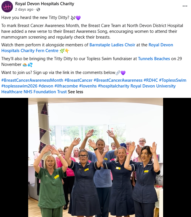 Stag_RosePPG's tweet photo. #breastcancer #MammogramScreening
Watch here ๐https://t.co/MZKKzQVGSM https://t.co/gVyTjvRidk