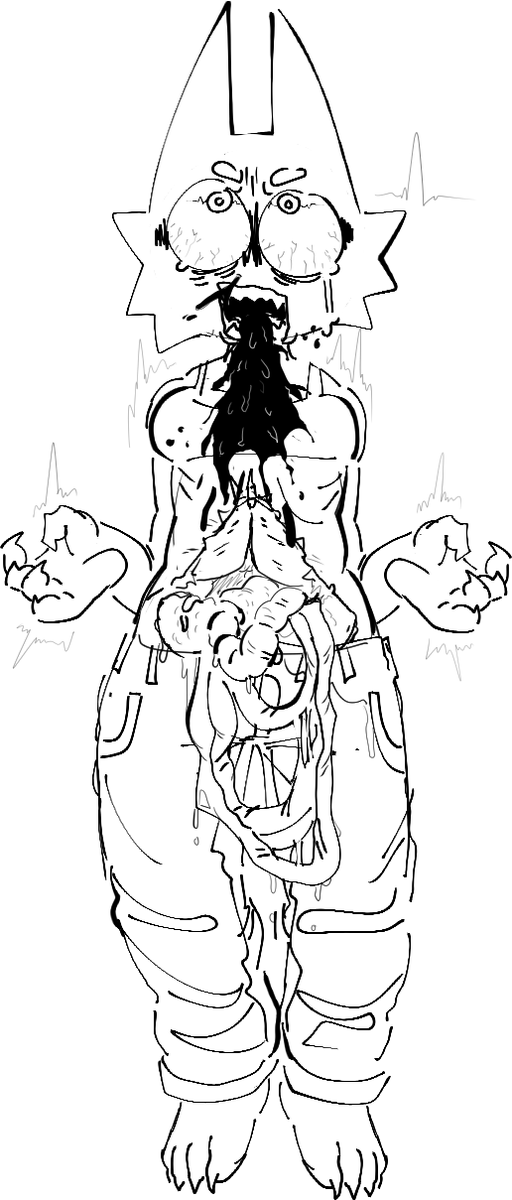 SOUPYX's tweet photo. #goretober gut spill 
wip for now https://t.co/GSxLKDPp4F