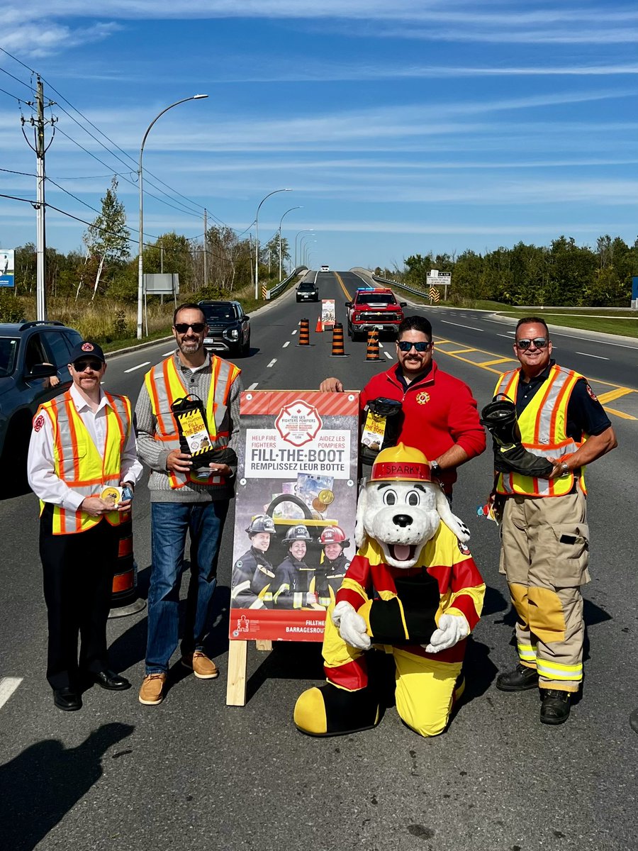 nolanmquinn's tweet photo. Great to support the Cornwall Professional Firefighters Association’s Annual Muscular Dystrophy Boot Drive which raised over $9k this year!

Thank you to our amazing firefighters for their service and dedication to our community. https://t.co/OTZ7YeGeyn