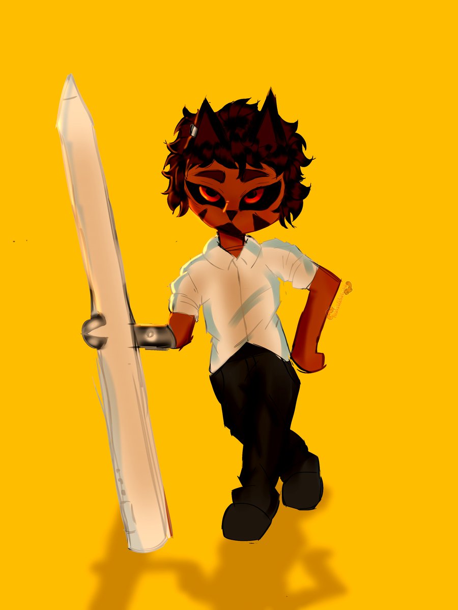 DaitoElzorro's tweet photo. #Inktober #OC tercer día de inktober miniatura yio en mini https://t.co/fZ2sOodQBs