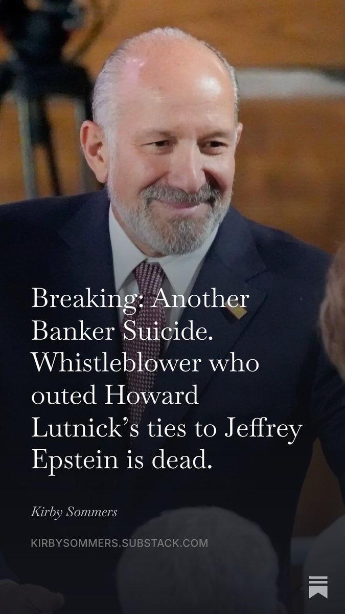 LandlordLinks's tweet photo. Breaking: Another banker suicide.
Simon Andriesz, a British banker, who outed Howard Lutnick’s ties to Jeffrey Epstein is dead.👇#HowardLutnick #SimonAndriesz #JeffreyEpstein
https://t.co/pkWHFlaR0a https://t.co/XHSBvtOupk