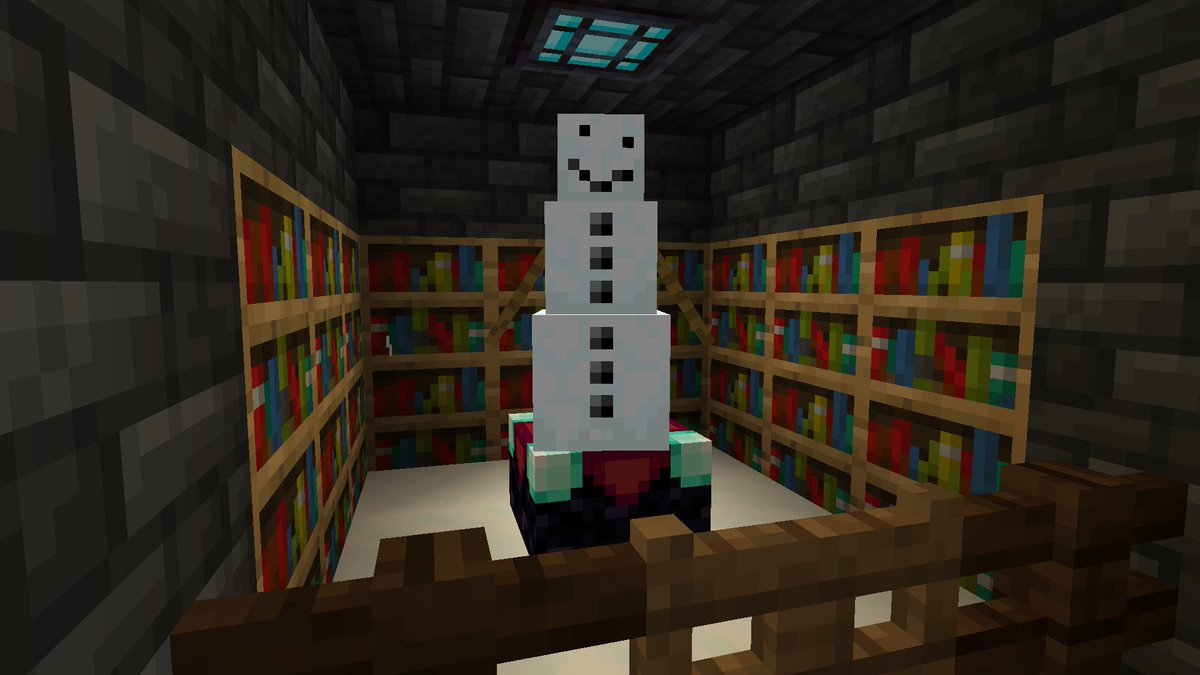 CGQunderscore's tweet photo. Hey everyone! I've been trying to find a name for our librarian snowman and I can't think of anything :(

So I'm gonna let Twitter decide the name! 
(what can possibly go wrong..)

The Most Liked Reply in 72 Hours will be the official name for our Snowman, please let it be good! https://t.co/eZ6zP4UcBJ