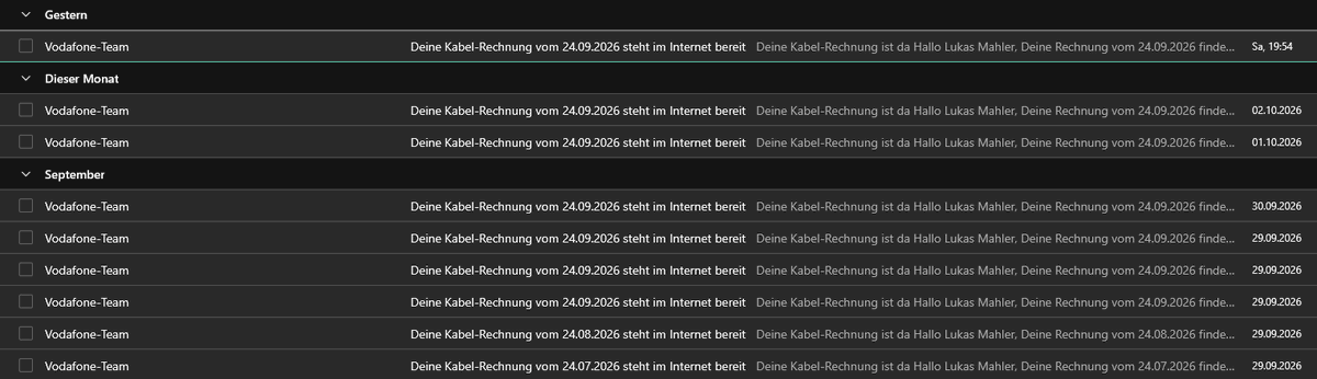 LyuxGG's tweet photo. @vodafone_de 
Alles in Ordnung bei euch? Wieso bekomm ich die selbe Rechnung (bis jetzt) 7x? https://t.co/X2h9kkmg7J