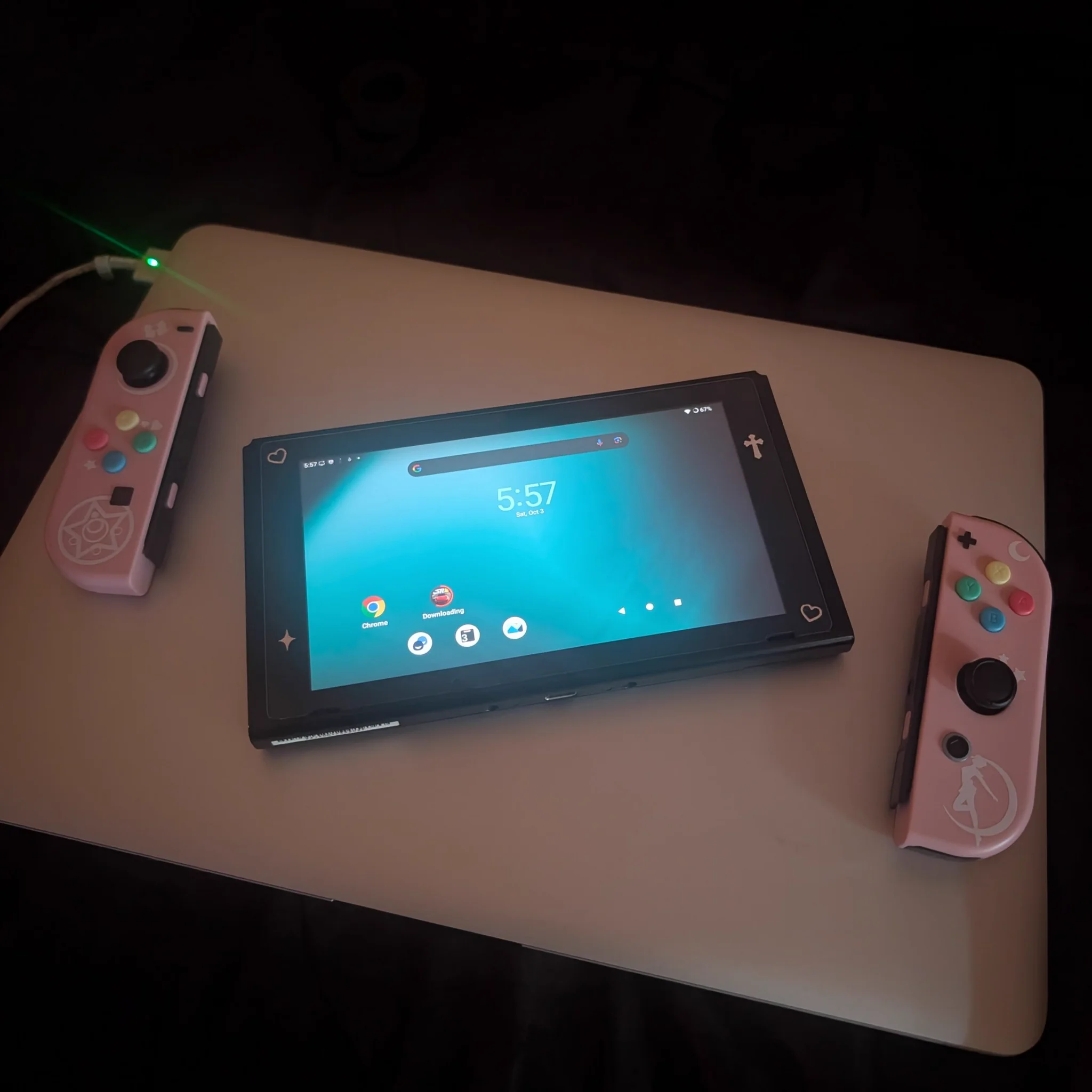 A͓̽s͓̽h͓̽l͓̽e͓̽y͓̽ on X: "Here's my Switch dual booting between Android ...