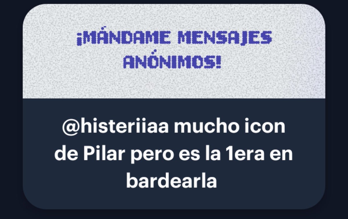 Chusma_Chisme1's tweet photo. @histeriiaa https://t.co/x4ARRe1FuU