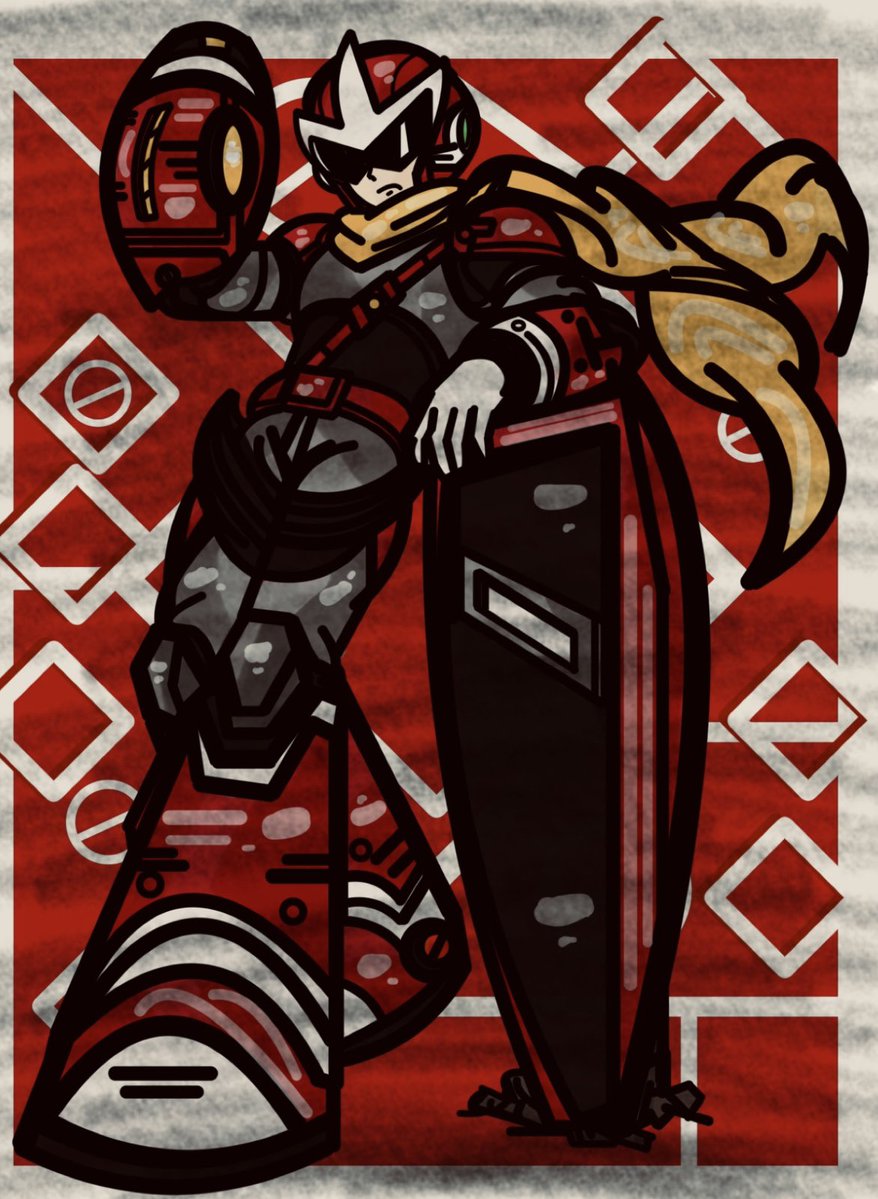 RedDragon_2005's tweet photo. DLN-000 “The Prototype”

#rockman #Protoman #Megaman #fanart #AU #Megaman_RE__ECHO https://t.co/VU5KbfiTxQ
