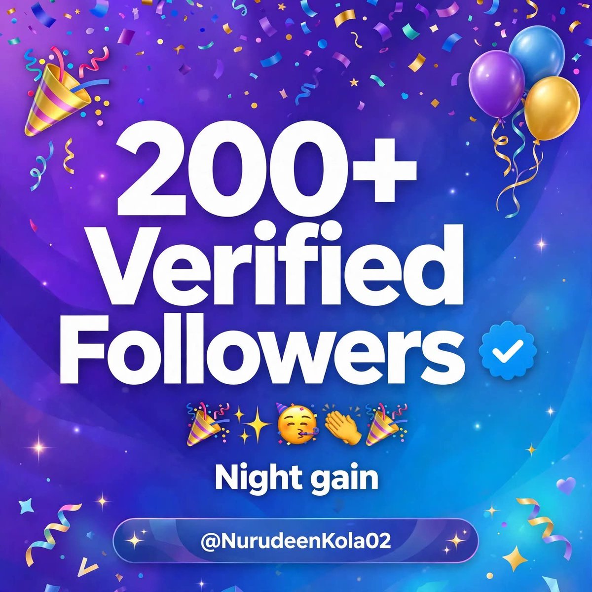 NurudeenKola02's tweet photo. Need 200+ verified followers? 

Comment ‘ACTIVE’ 🔥🔥

Let’s grow together 🚀🚀🚀 https://t.co/GXoqLsIZtE