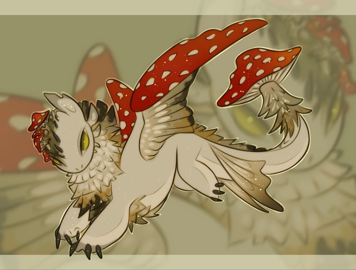Endgyy1's tweet photo. Nightober - Day 3 - Fly agaric 

#art #nightober #inktober #dragon #httyd #howtotrainyourdragon #adopt #design #digital #digitalart #drawing #nightfury https://t.co/SZviu2NeCM