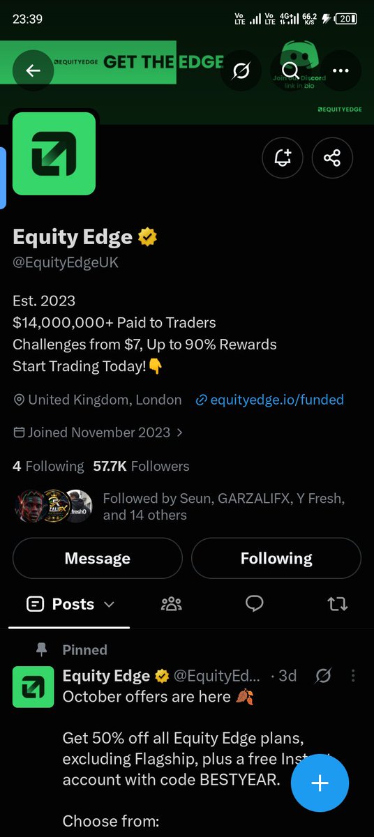 Newmoney010's tweet photo. @ameeenullah01 @EquityEdgeUK @EquitySpace1 @EMERGENCYFX9 @HTU_FX @dee_fvg @khaleefeer @SarkiTutorial @M_sadeeQfx @Dr_musacsk I followed All is done ✅ https://t.co/Seo9lUtSkq