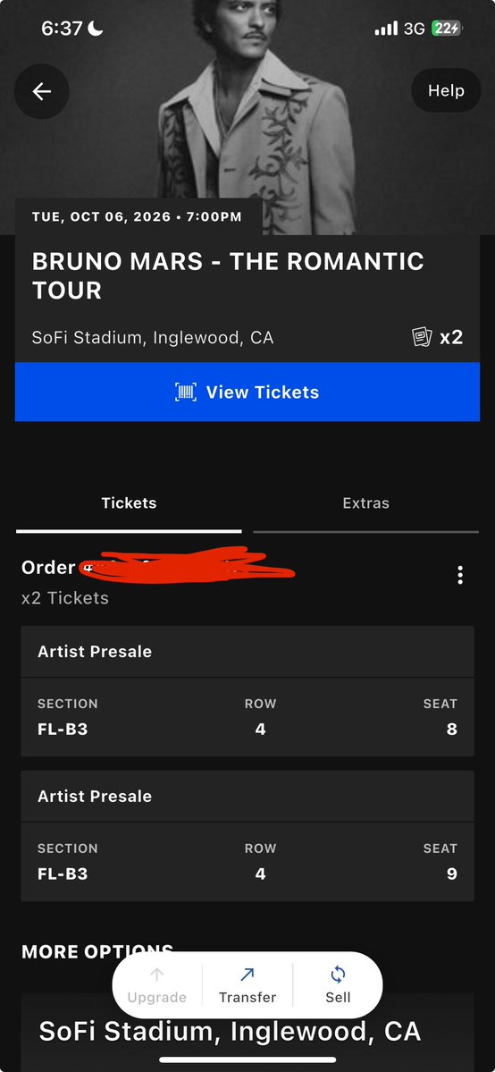 Team_helppp's tweet photo. 2 Floor seats available for @BrunoMars show October 06!

Seller asking for $150 Each

Dmmmmmm🥰

#theromantictour #brunomars #brunomarsfans #inglewood #california https://t.co/eh0i612Ikx