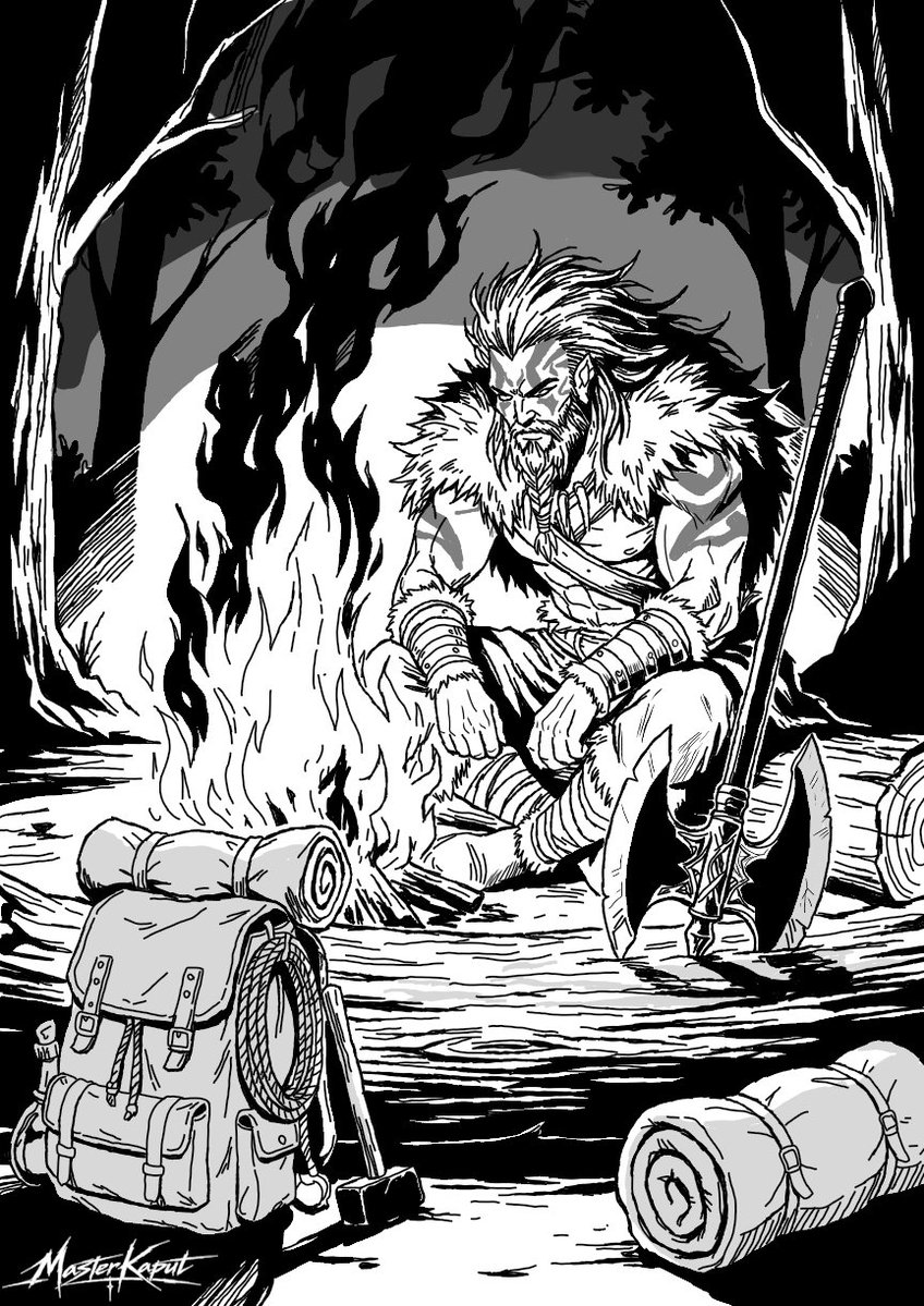 masterkaput's tweet photo. #dnd
#digitalartㅤ 
I drew a D&amp;D character for a friend—our favorite Goliath barbarian. https://t.co/NGSDiKO22G