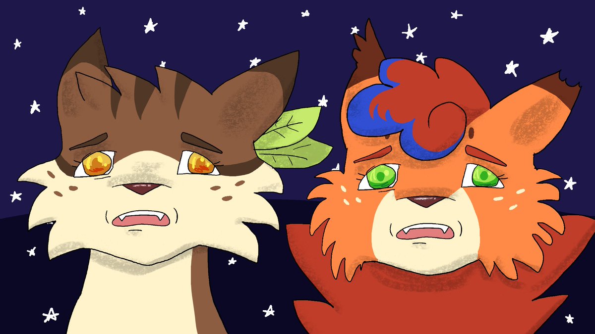 CristakesU's tweet photo. Leafpool and Squirrelflight at the StarClan trial or something

#warriorcats https://t.co/RBGJBnMvYb