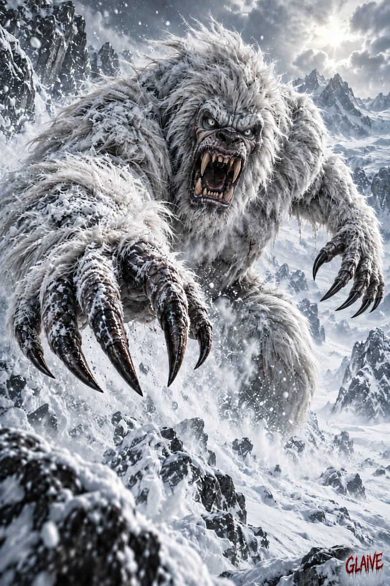 GLAIVE2849's tweet photo. He makes the mountains look small!
Digital AI Dark Art: Massive Primal Yeti 2, Full poster size, 2:3, 24X36, 300ppi, 7200X10800 Pixels, Digital Download available for sale with this Link: https://t.co/I7XBiy3f0O
#Massive #Yeti https://t.co/9sZoENsXO0