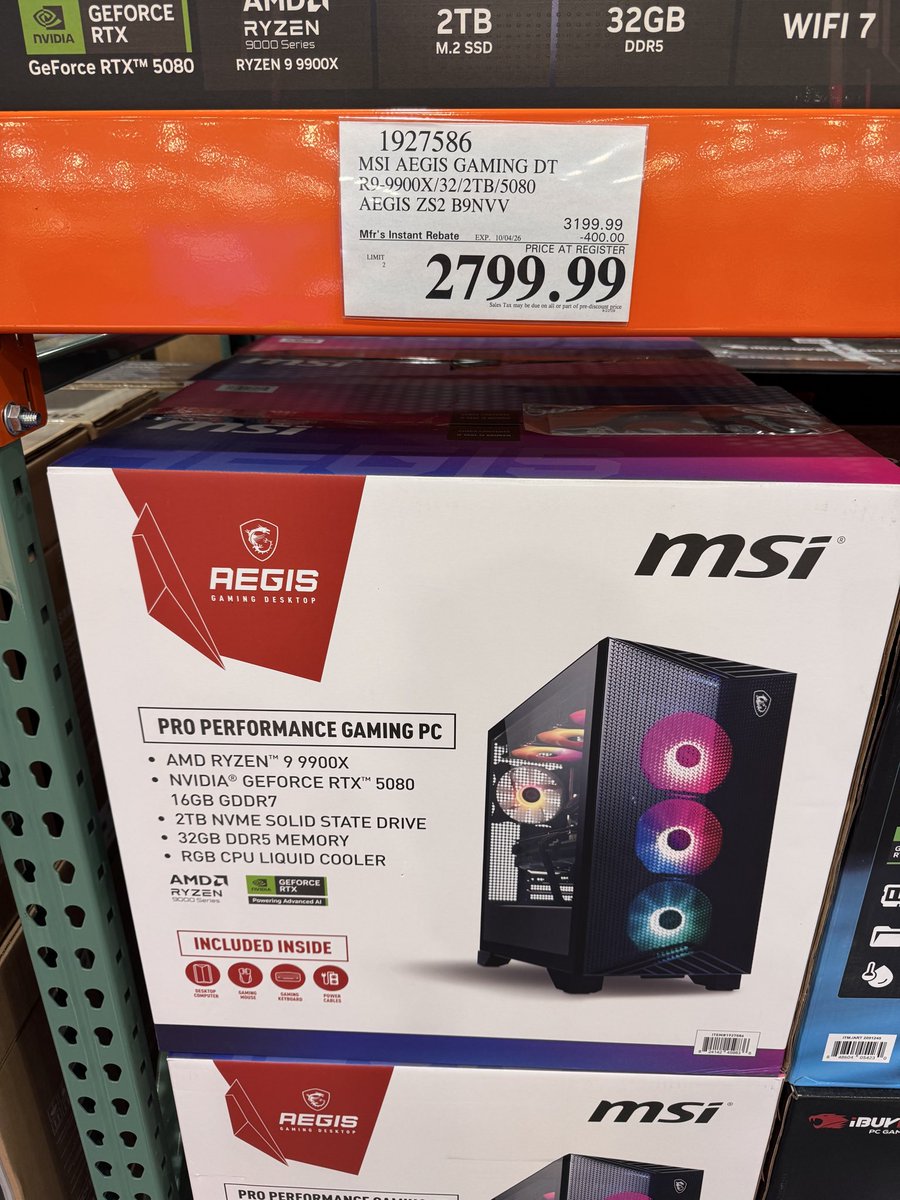 ShadelessGaming's tweet photo. Is this worth it?  #gamingpc #costco https://t.co/ZjsCzkx7Gi