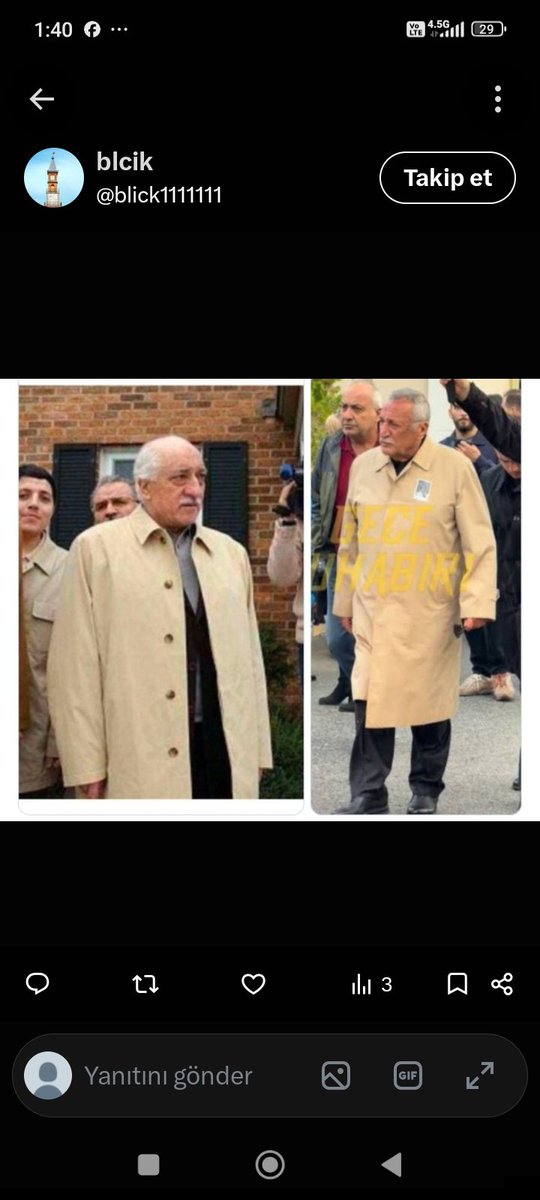 YakupYl60411200's tweet photo. @AkkayDenizz__ Bak abla bak. Bu ne kadar tercih edilen bir renkmis böyle. 
Ferhat Gündoğdu bej
Mehmet ağar 2 gün önce bej.
Dursun Özbek bej.
Bunlar bugüne kadar hep siyah diyen adamlardi.
Özellikle ağar ne oldu da bir anda bu kelle adamlar bej rengine sarıldı. İlginc https://t.co/sLnAoxYPa0