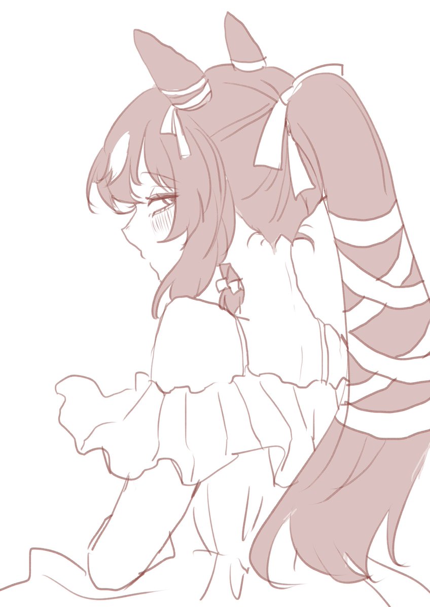 suzu_nari_kgr's tweet photo. スティルインラブさんのうなじさん妄想らくがき https://t.co/94xUwnzhoT