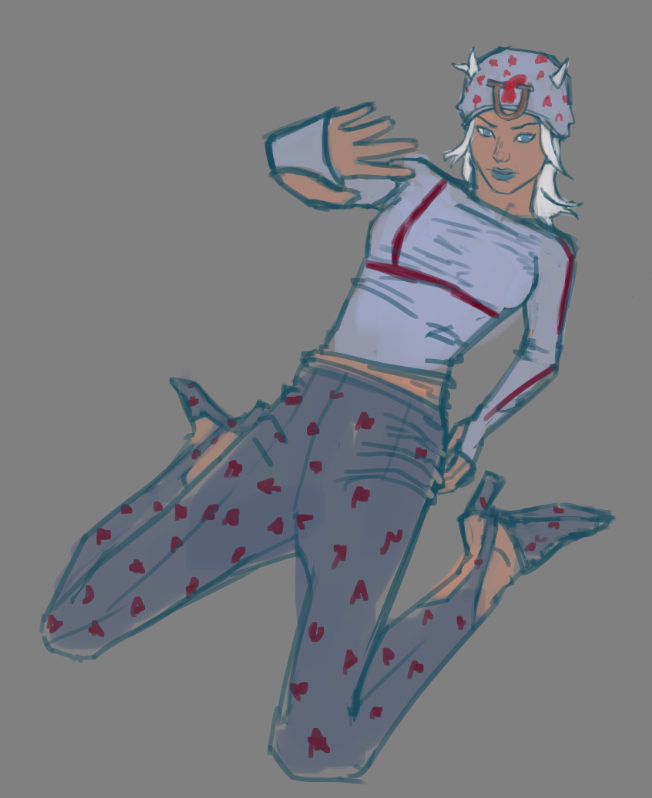 V4mpMadi's tweet photo. rough femjohnny sketch but very excited to work on this >< https://t.co/Fm9oQ3HJzU