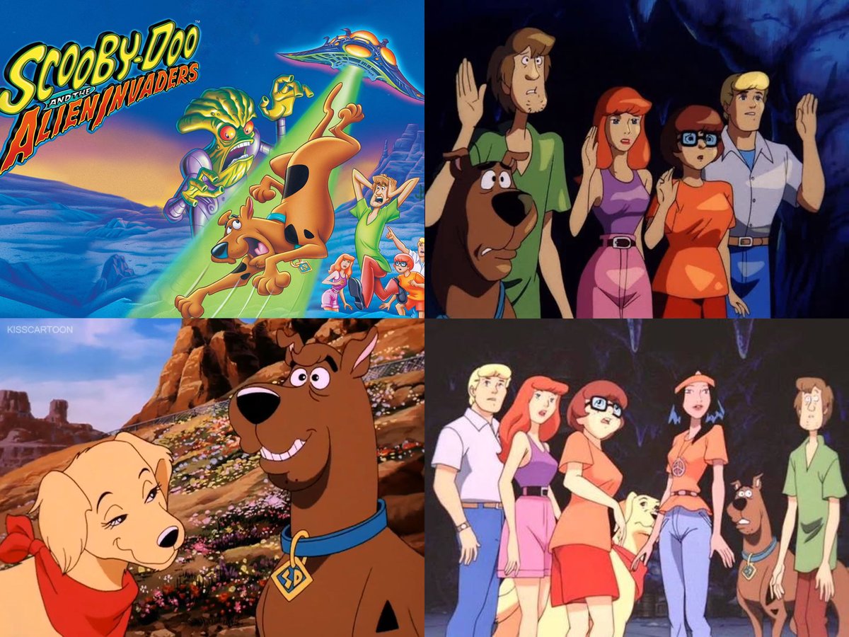 ToonHive's tweet photo. 26 years ago today, ‘Scooby-Doo and the Alien Invaders’ was released direct-to-video.

It was the franchise’s final film to use traditional cel animation before switching to digital ink and paint with ‘Scooby-Doo and the Cyber Chase.’

It also featured Mary Kay Bergman’s final film performance as Daphne and was dedicated to her memory.