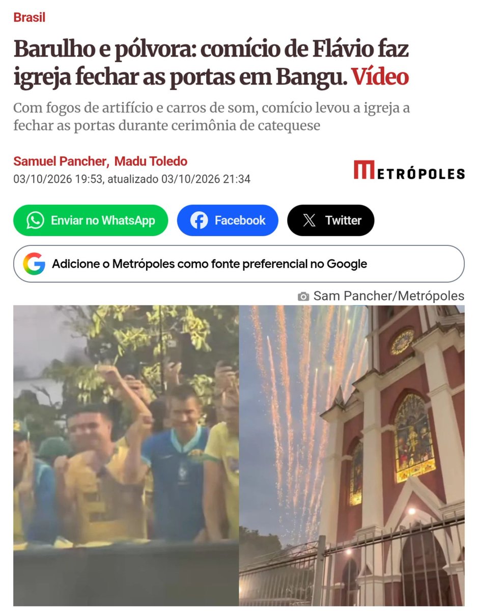 desmentindobozo's tweet photo. A imagem do último ato de campanha de Flávio Bolsonaro. Emblemático!

Essa é pra divulgar até cansar. https://t.co/eHH0j2JwpT