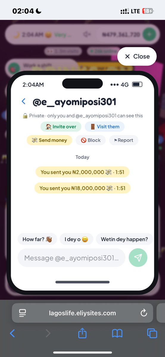 chi0maaaa's tweet photo. From 2m to running giveaways in just few hours. #smallgirlbigGod #lagoslife https://t.co/87j210iOTp