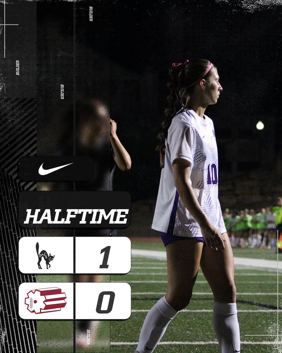 buildersports's tweet photo. Halftime score from Richard L. Jantz Stadium! 💪
#TheJinxIsOn 🐈⬛ https://t.co/Bcf8lAxG2w