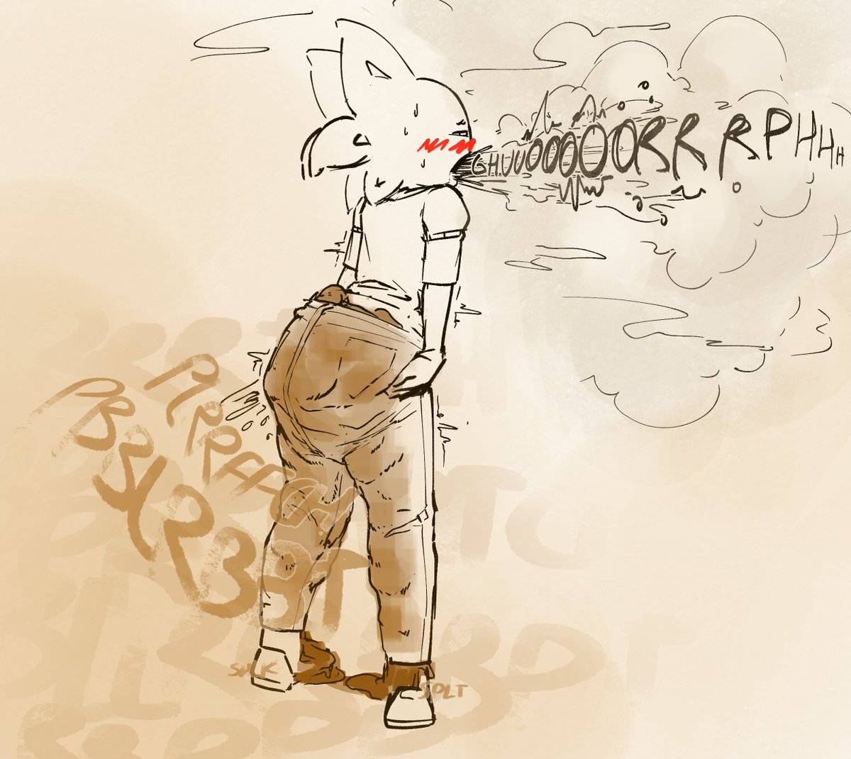 tiosqr's tweet photo. Axo Guy (5/5) There was gonna be dialogue in this but i got lazy so uh lost media https://t.co/kdagcWMggS