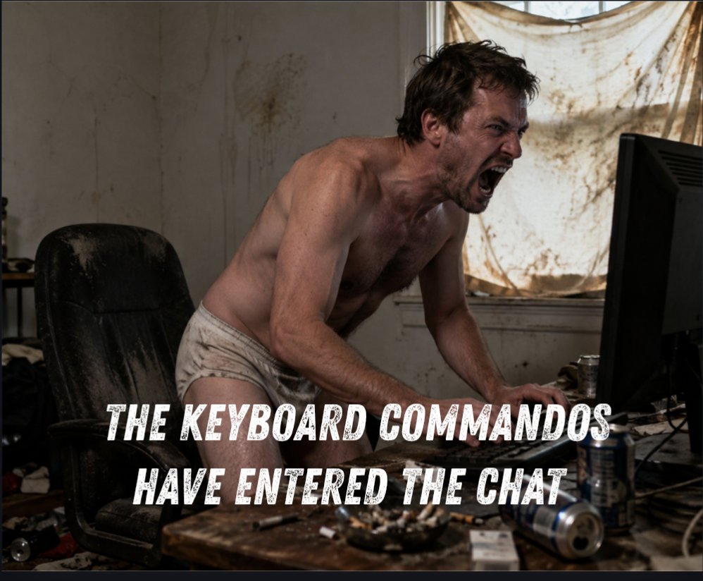 JennTheWinn's tweet photo. @JeniferPMartin1 I see there's more than enough keyboard commandos up in these comments https://t.co/FzliCqLy1M