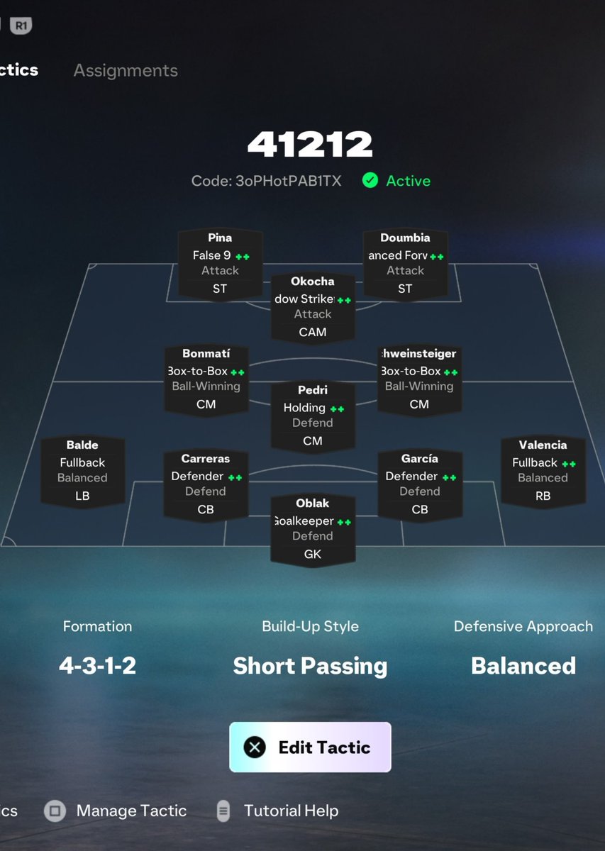 Domenico_R03's tweet photo. Fut Champs 14-1 (1dc)
-----------
Tactics ✅
4312
-------------
Rewards 💸
400k +

#fc27 #fut #ea https://t.co/ivIOm4vKm6